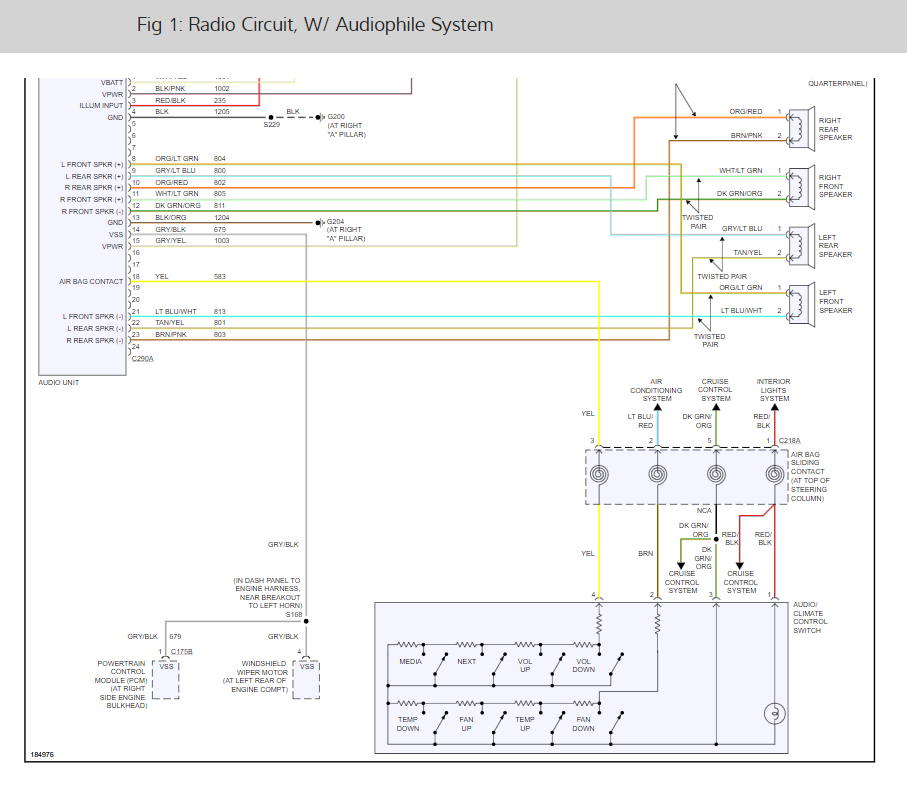 Stereo Wiring Diagrams: Yes I Tried to Print Wiring Diagram but ...