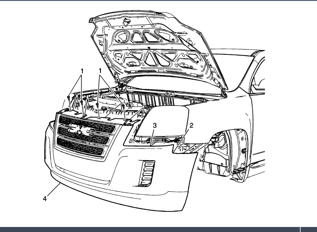 Front Bumper Cover and Passenger Fender Installation Instructions