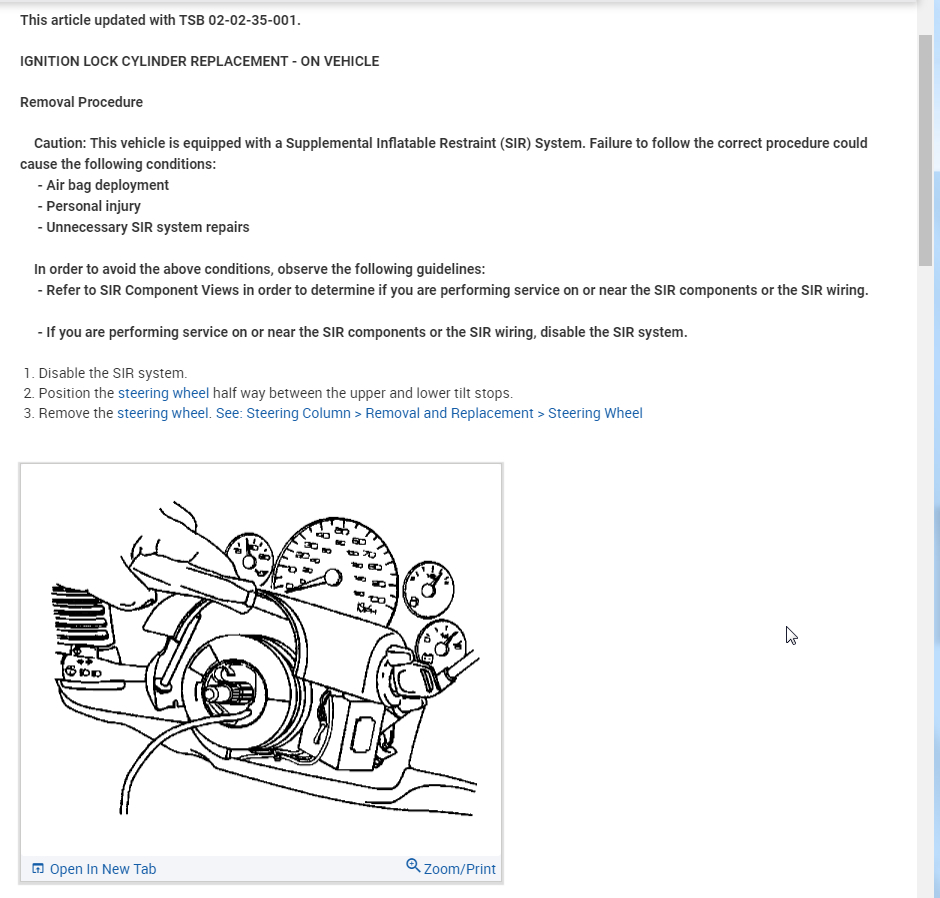Ignition Switch Tumbler I Am Replacing the Tumbler (key Part of