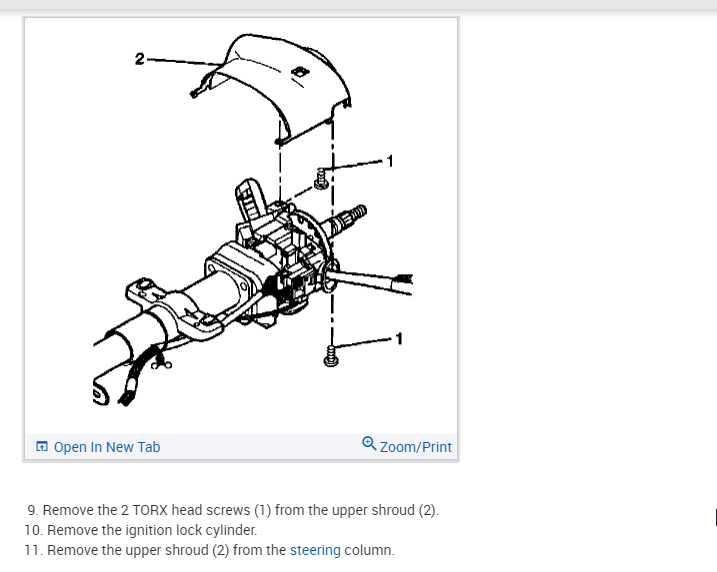 Ignition Switch Tumbler I Am Replacing the Tumbler (key Part of