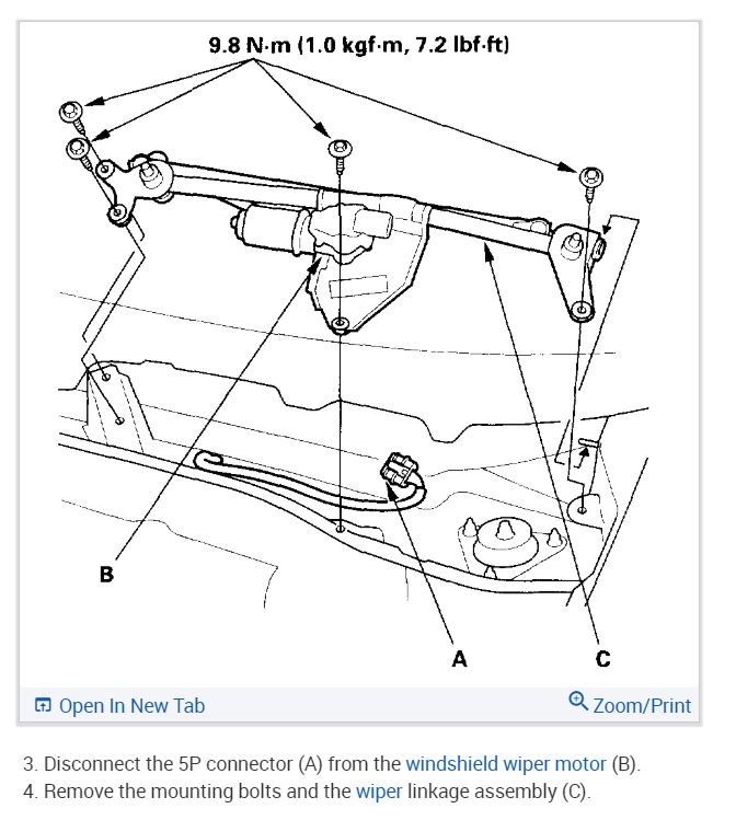 Auto Park for the Wipers Stopped Working