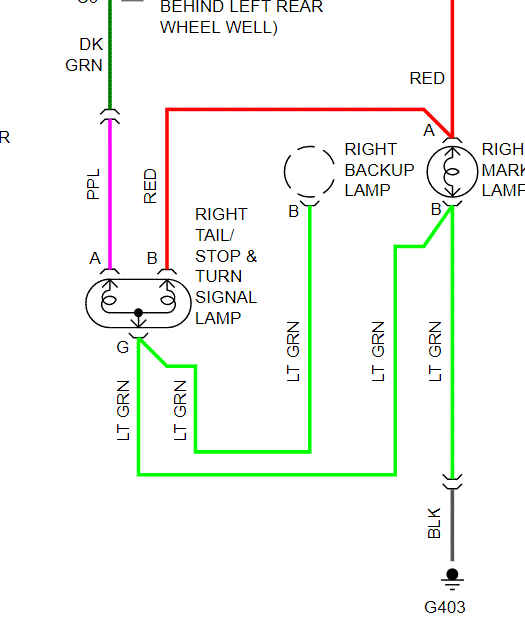 Passenger Side Rear Taillight Quit Working the Brake Light and