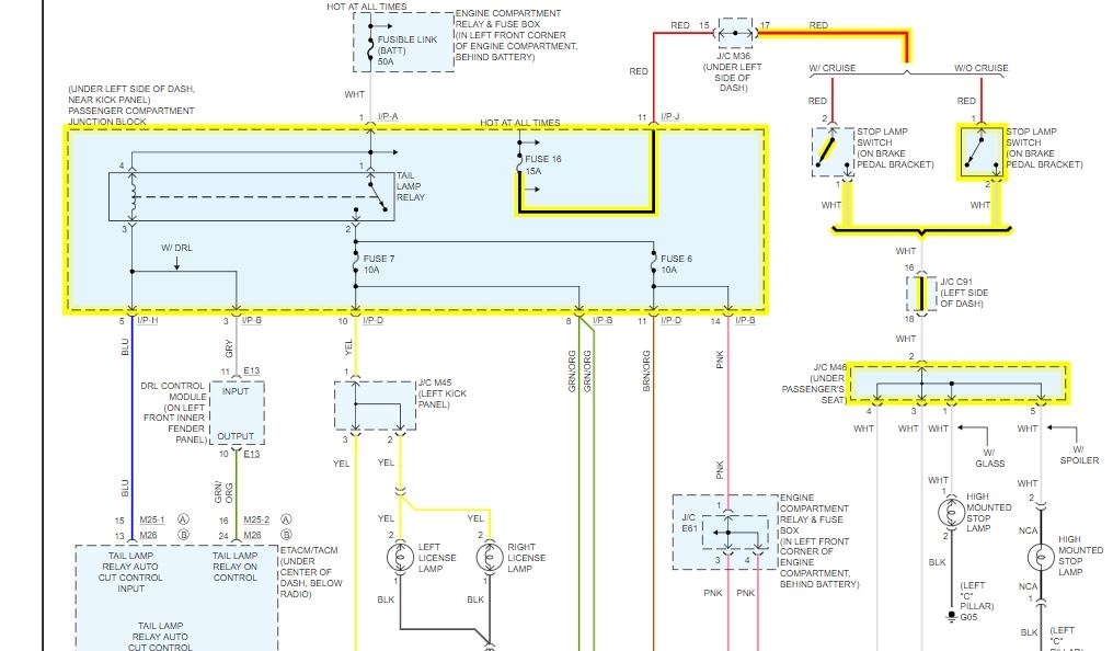 Brake Lights Stopped Working so the Other Day My Bright Lights
