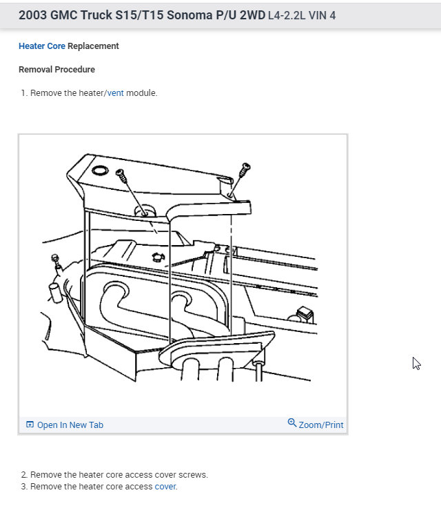 Heater Core Replacement How Do I Replacement My Heating Core in