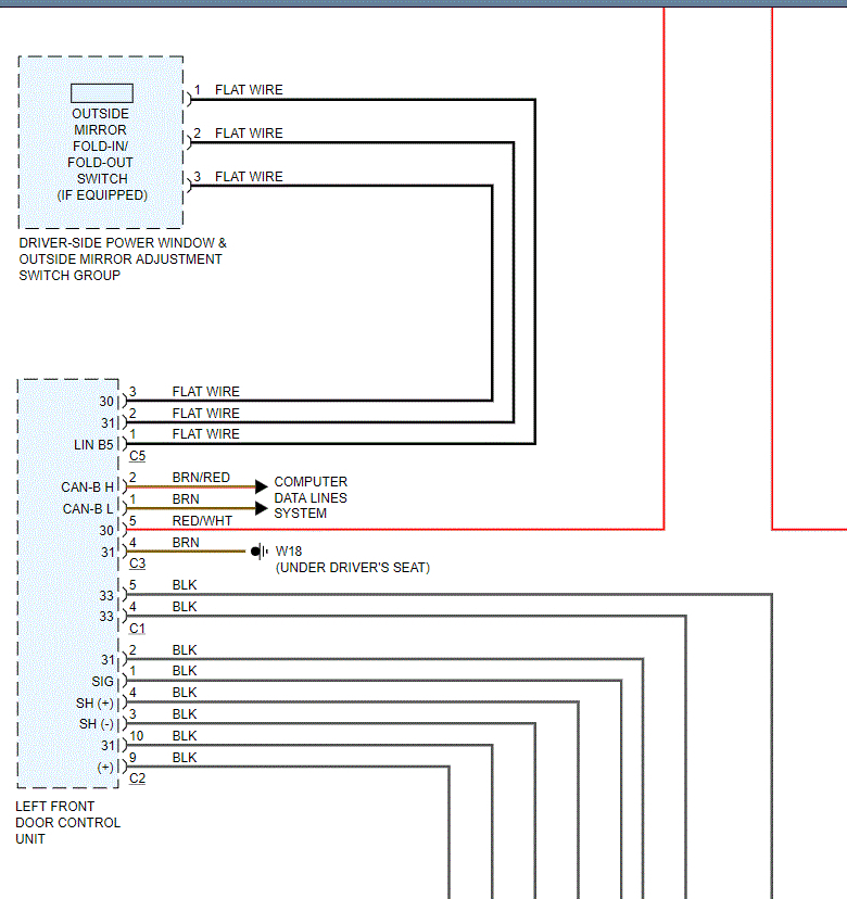 Mirror Wiring Diagram 955 671 Dorman