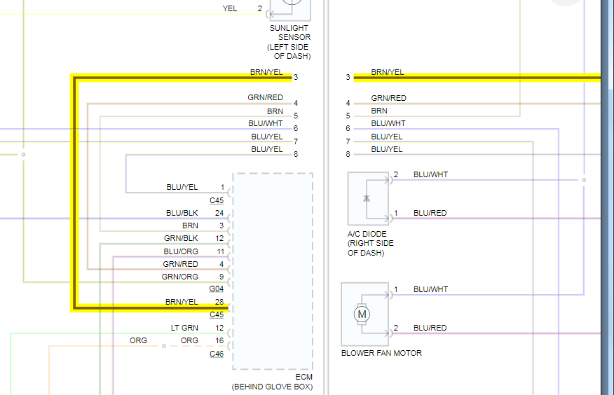 A/C Interior Lights Not Working Properly