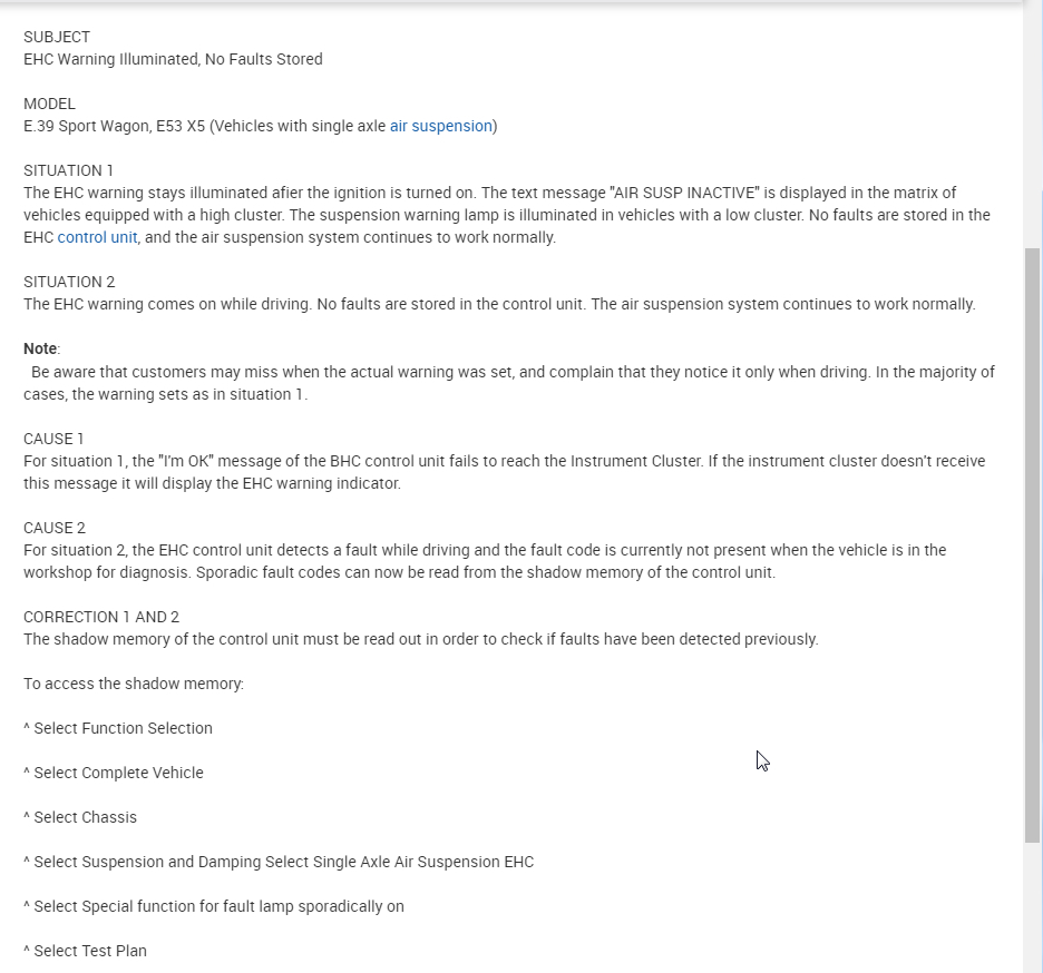 How to Fix Self Suspension Inact Self Suspension Level Inact