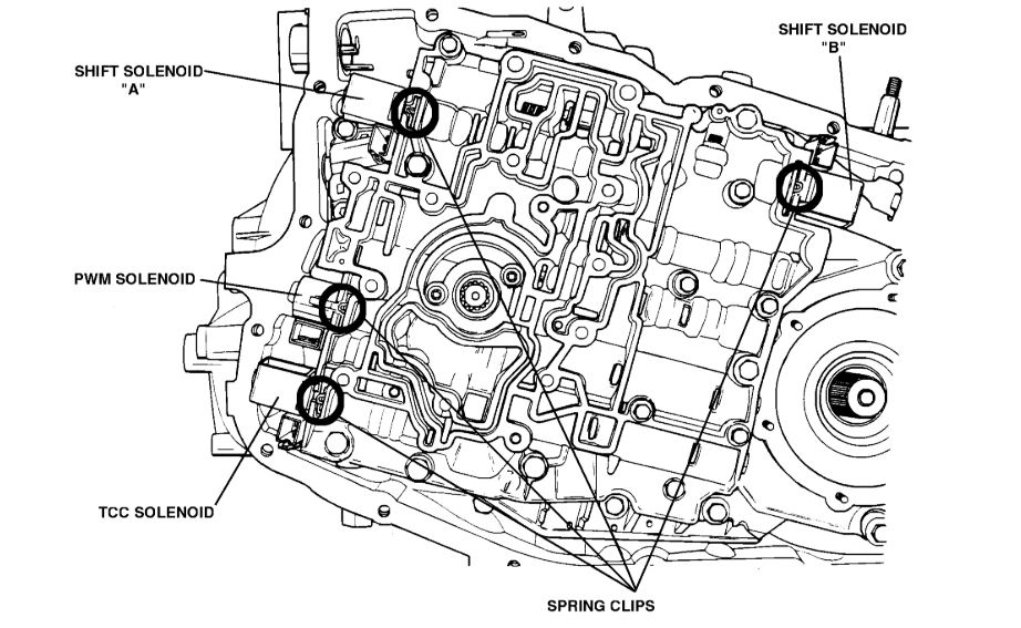 2011 dodge journey shift solenoid location