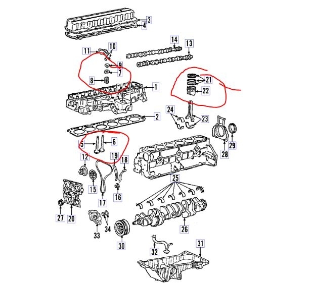 No Compression in Cylinder Six Cause the Miss and Oil Is Fouling