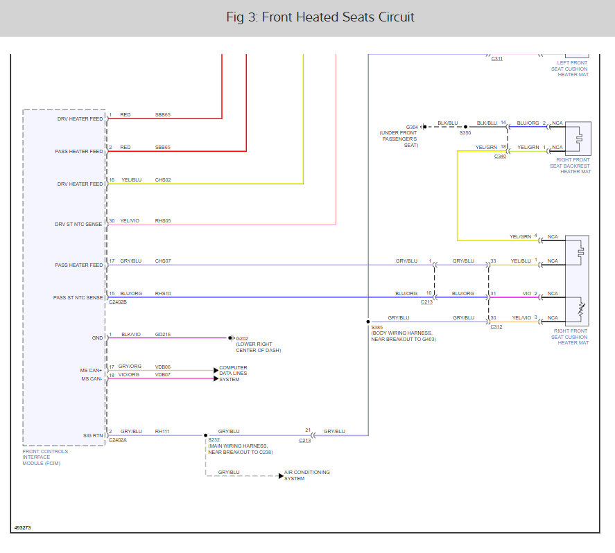 Heated Seat Not Working the Driver's Seat Will Not Heat at