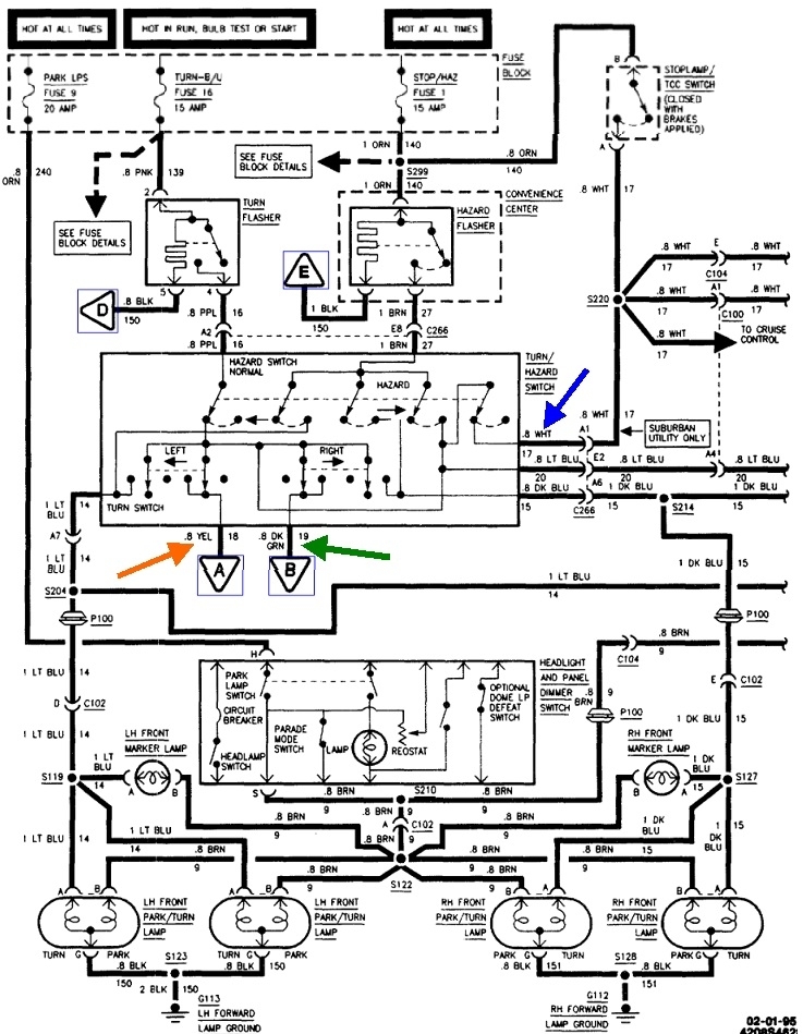 1997 Chevy Silverado Brake Light Wiring Diagram - Wiring Diagram