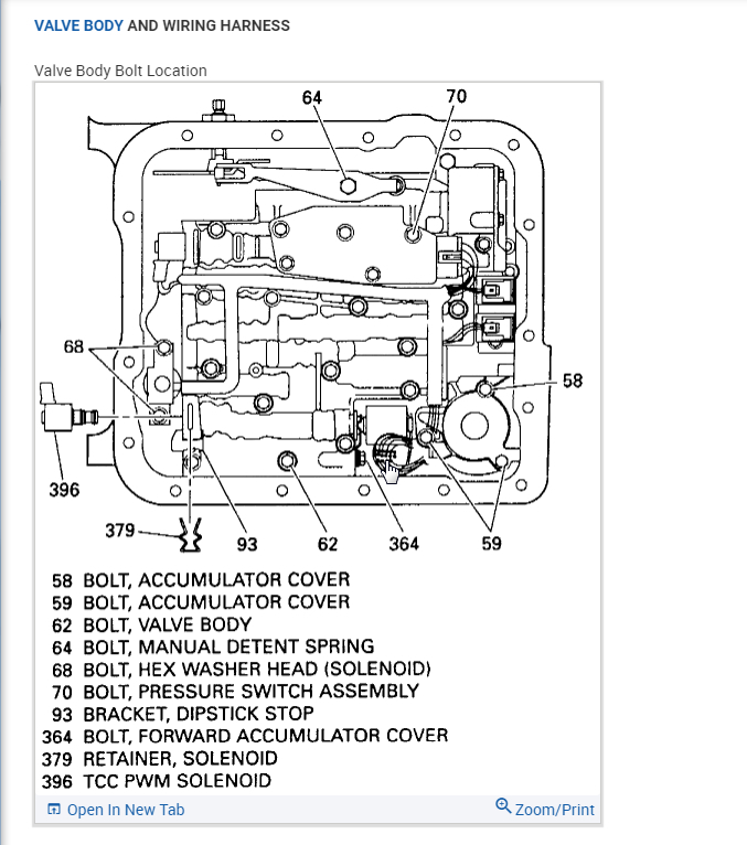 Transmission Does Not Shift Into Fourth Gear or Overdrive, Code 89