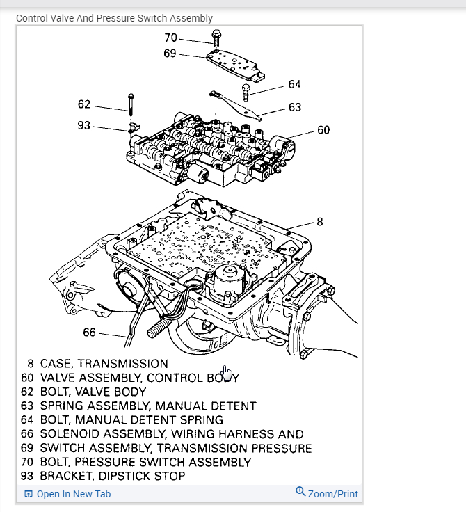 Transmission Does Not Shift Into Fourth Gear or Overdrive, Code 89