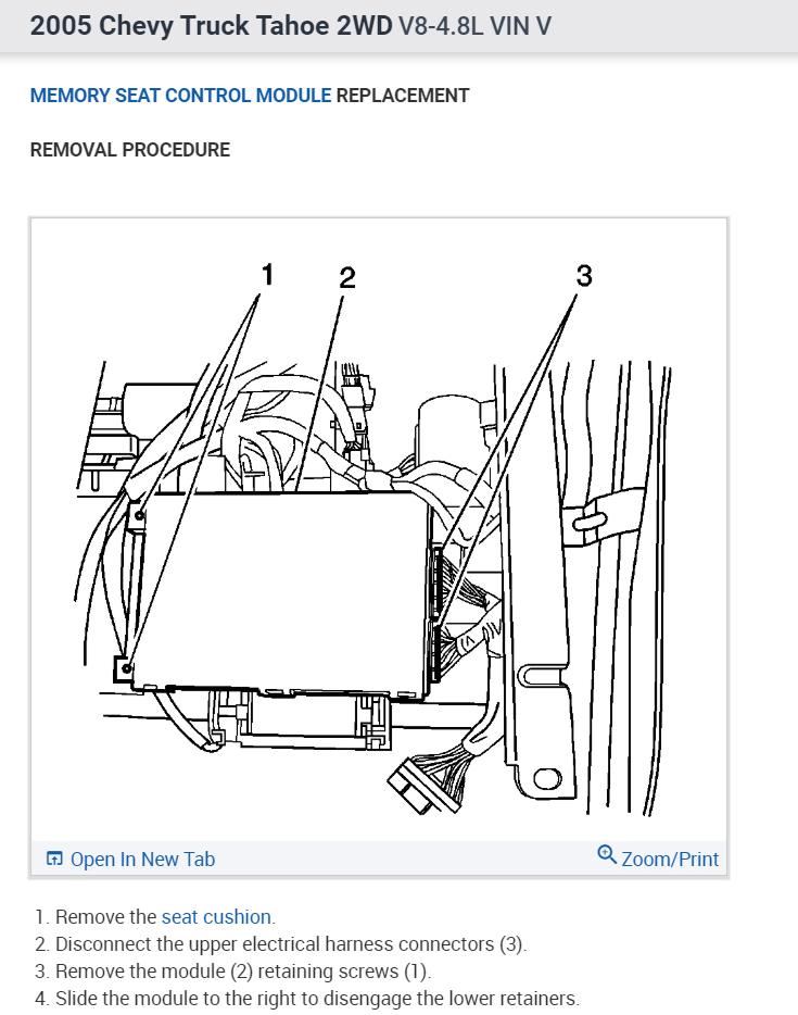 Power Seat Not Working? My Driver Electric Seat Stop, Page 2
