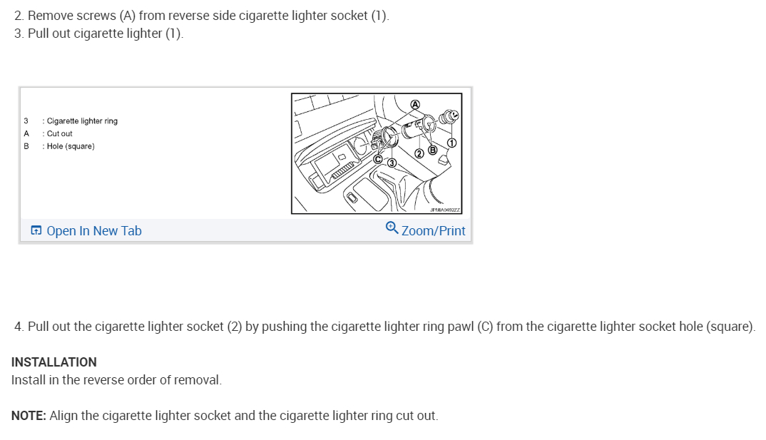 Cigarette Lighter Keeps Blowing Fuses the Indash Lighter/power