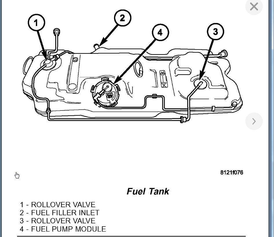 Replacing the Fuel Tank and Broke the Rollover Valve Stem