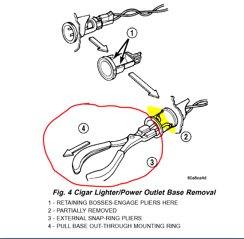 Cigarette Lighter/power Outlet in Center Console Not Working