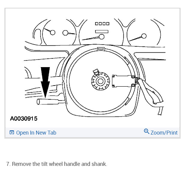 Air Bag Light the Cover Plate on the Console/dash Where the
