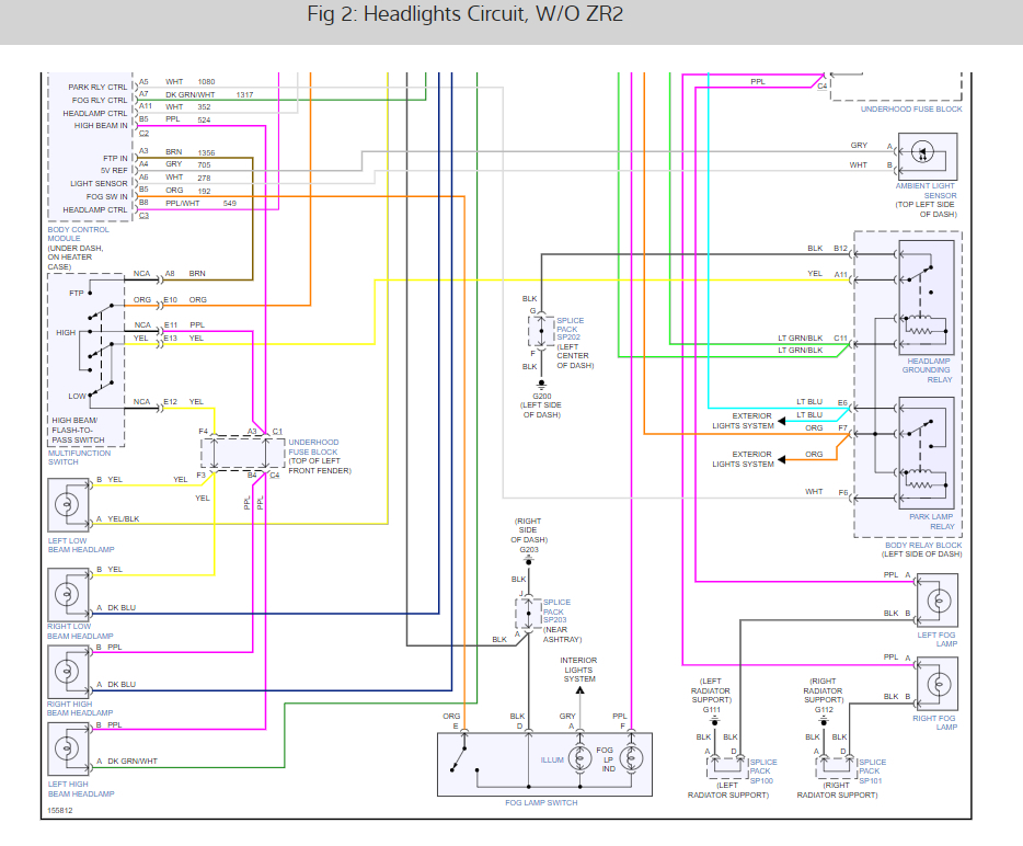 Headlight Wiring Diagram: Looking for a Headlight Wiring Diagram