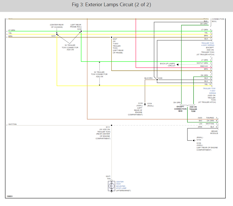 Wiring Diagram Needed For Running And Tail Lights