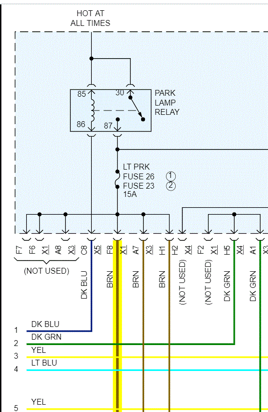 Parking Light Will Not Turn Off Just Bought the Truck Listed