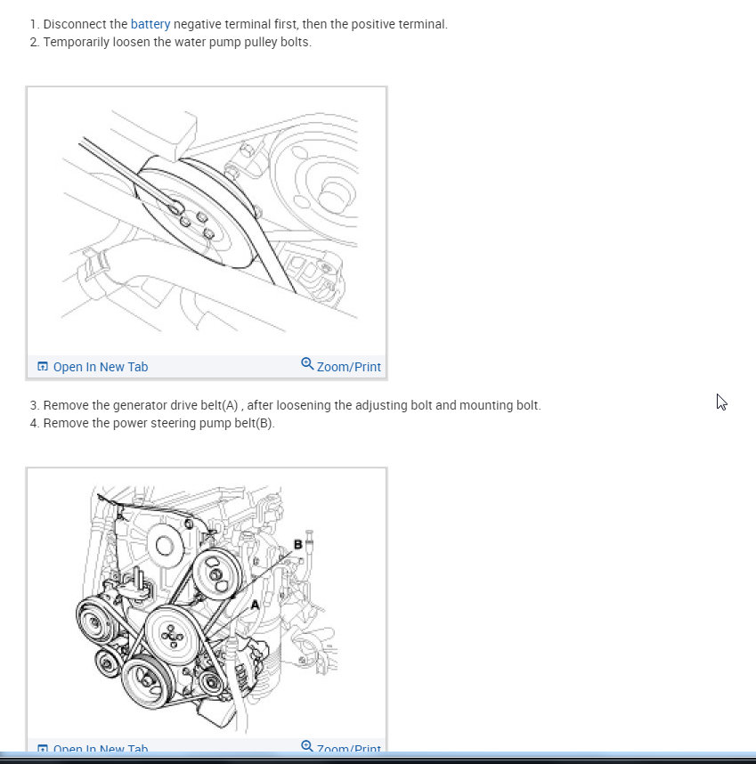 Whining Noise When Accelerating I Change the Timing Belt, Water