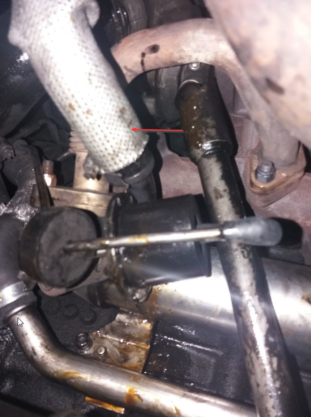 Coolant Leak Coolant Is Leaking Looks Like at the Back of Engine