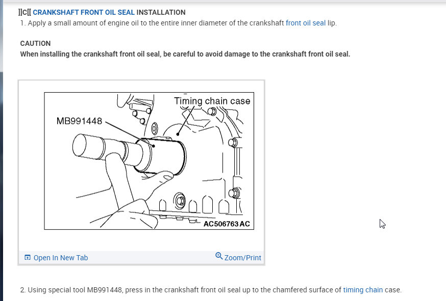 Harmonic Balancer and Front Engine Oil Leak