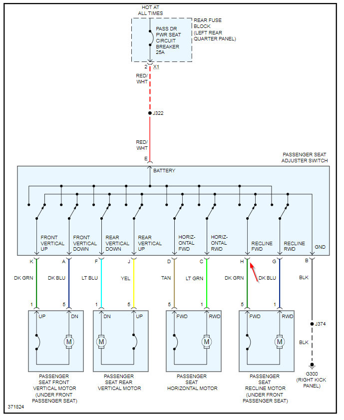 Electric Seat Not Working Properly Passenger Side Fully Reclined...