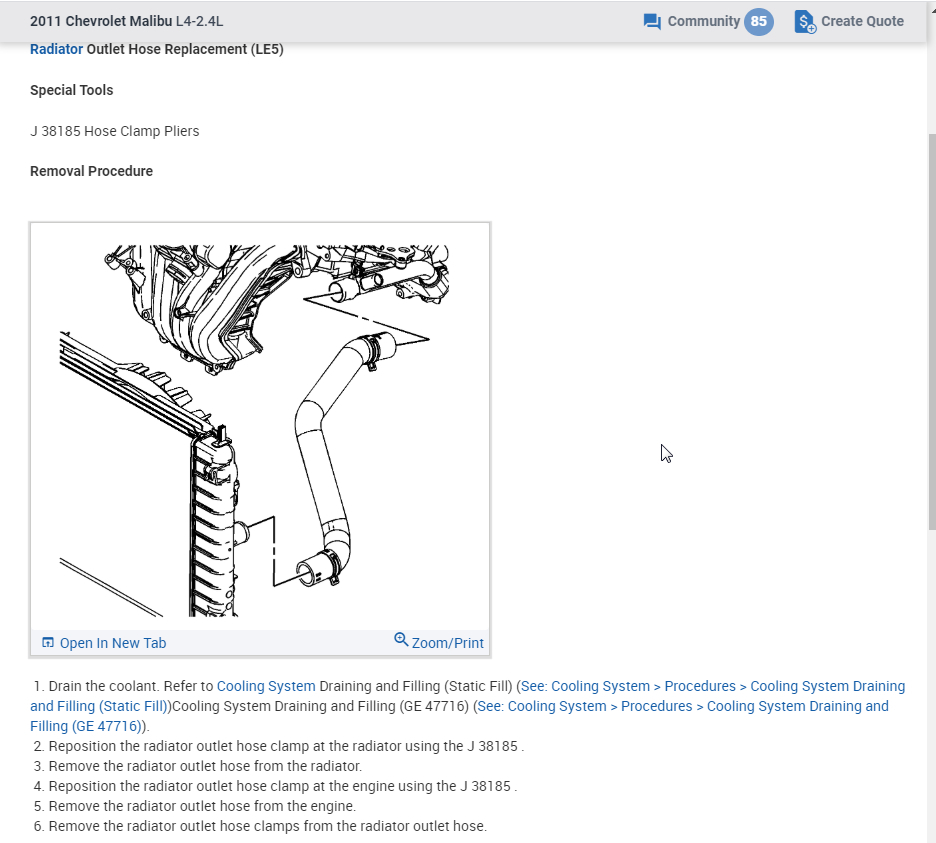 Lower Radiator Hose Replacement How Do I Get to the Lower