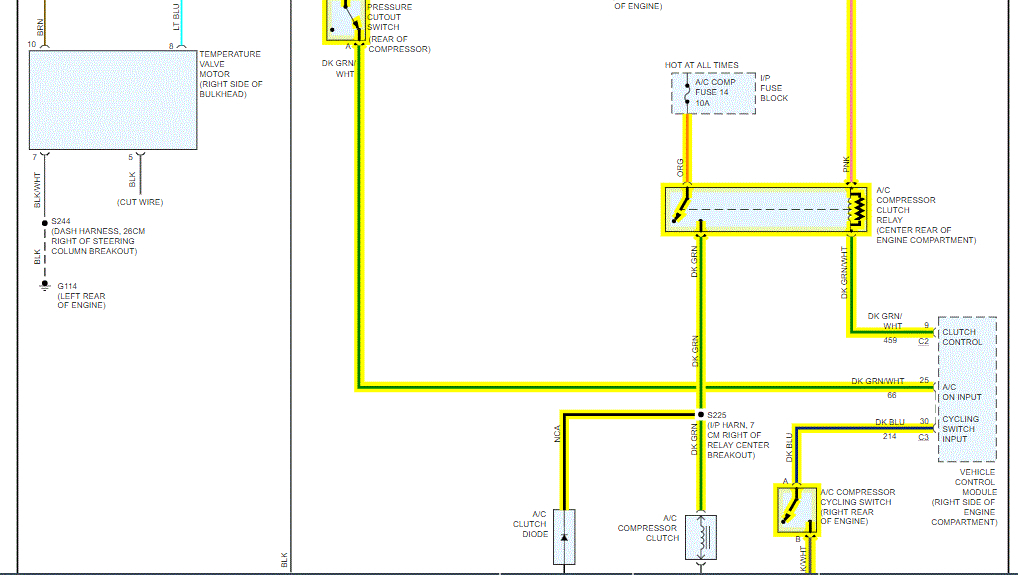 A/C Clutch Cycles on and Off Fast
