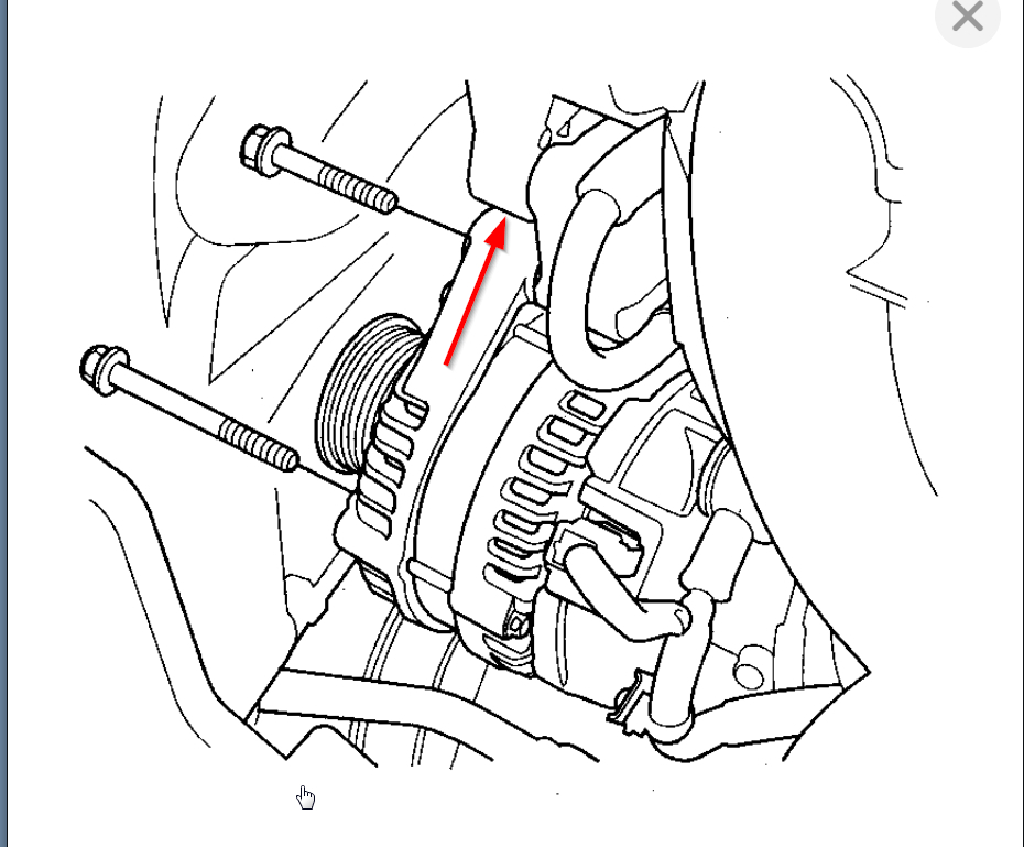 Alternator Stuck in Place I Am Replacing the Alternator in the