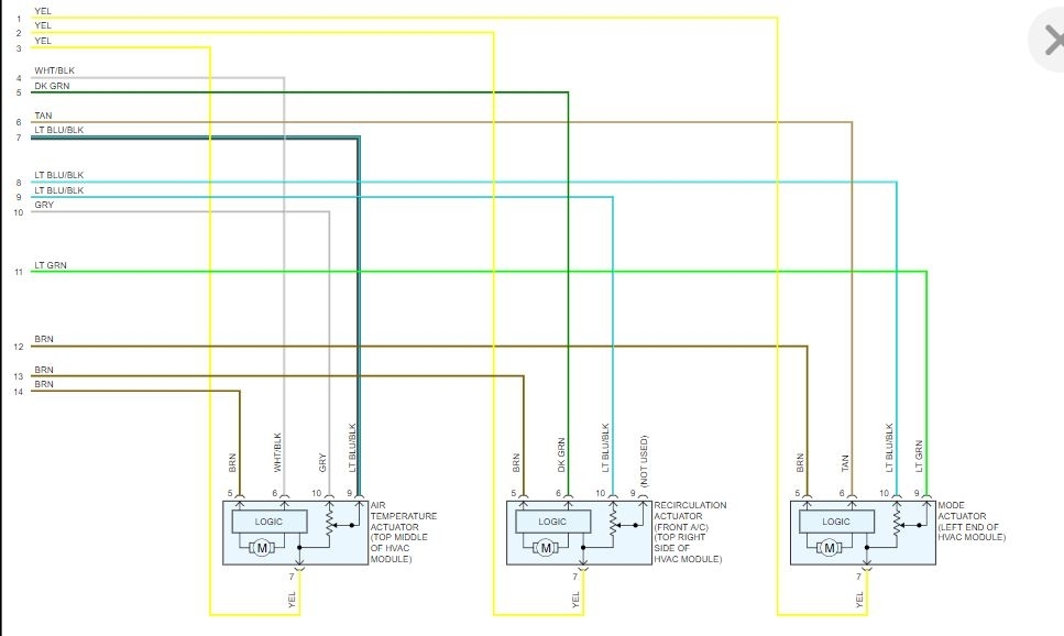 Climate Control Wiring Diagram Needed the Wiring Harness Melted