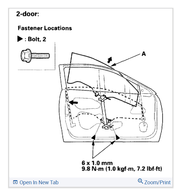 Window Motor and Regulator? the Cable in the Window Regulator