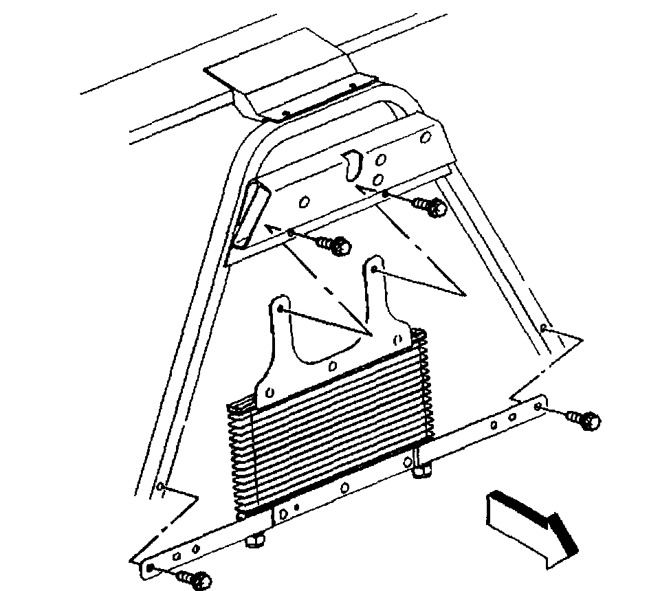 Transmission Cooler Installation Diagram