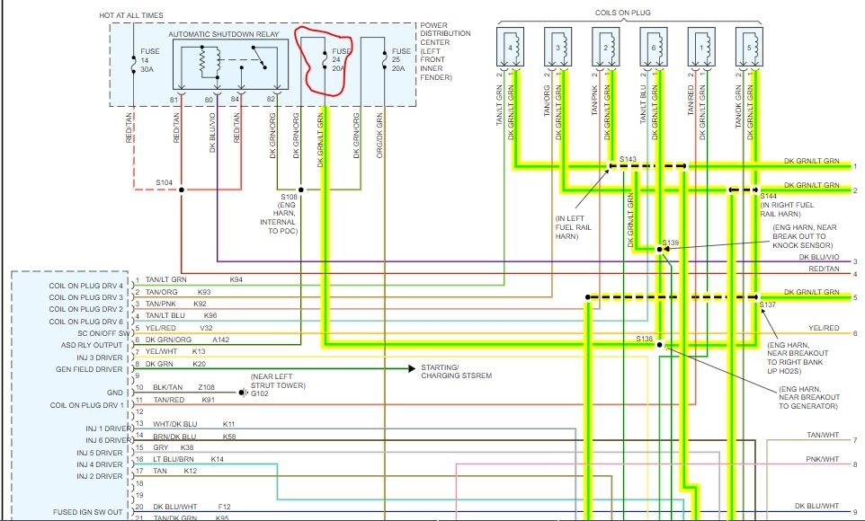 Ignition Coil Not Getting Spark I Have Had the Water Pump, Timing...