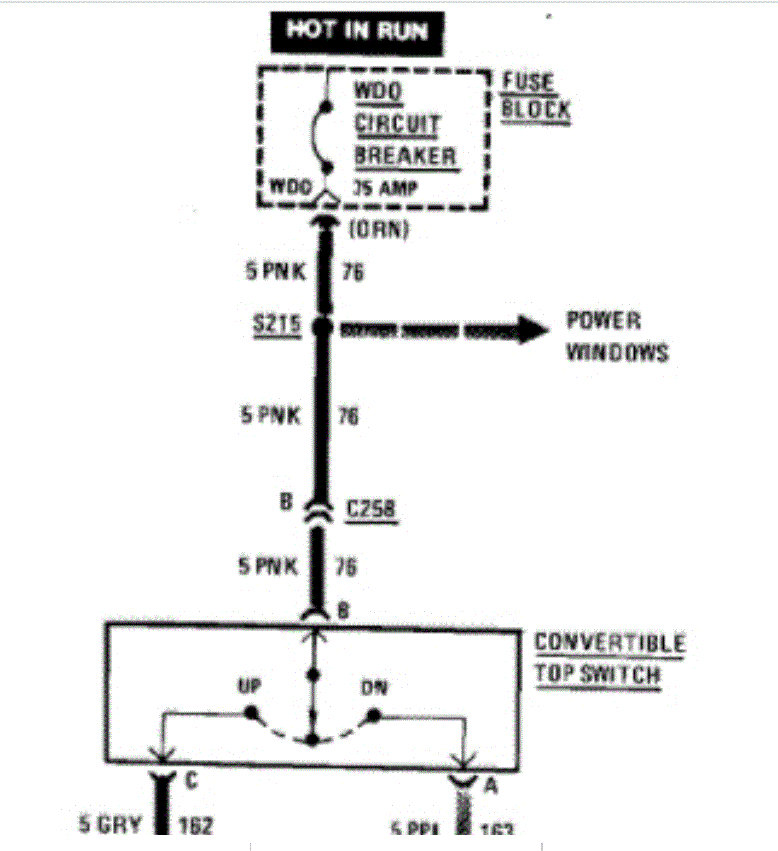Convertible Top Wiring Diagram Needed Hello, I Need Help with My