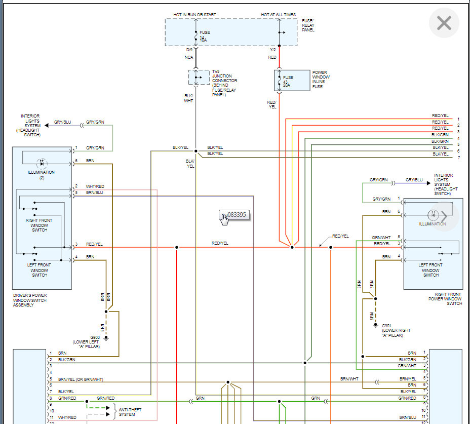 Power Window Relay/fuse Location Needed I Have Been Trying to