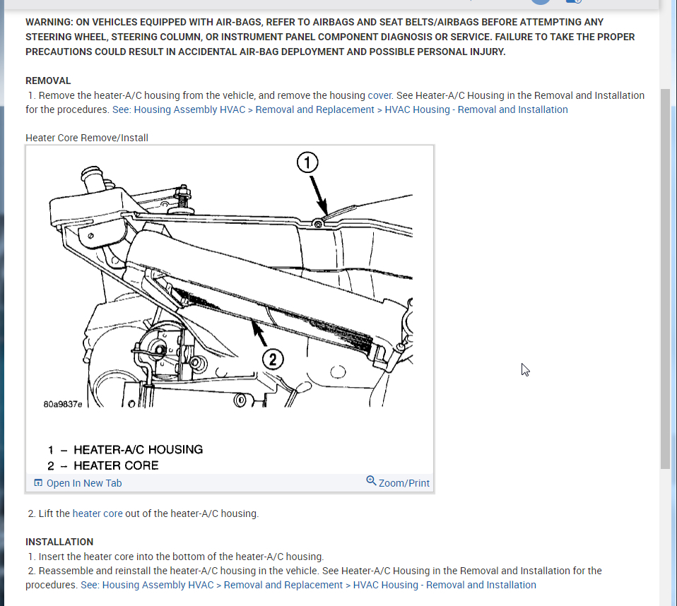Heater Core Replacement? My Heater Smokes and Smells Like
