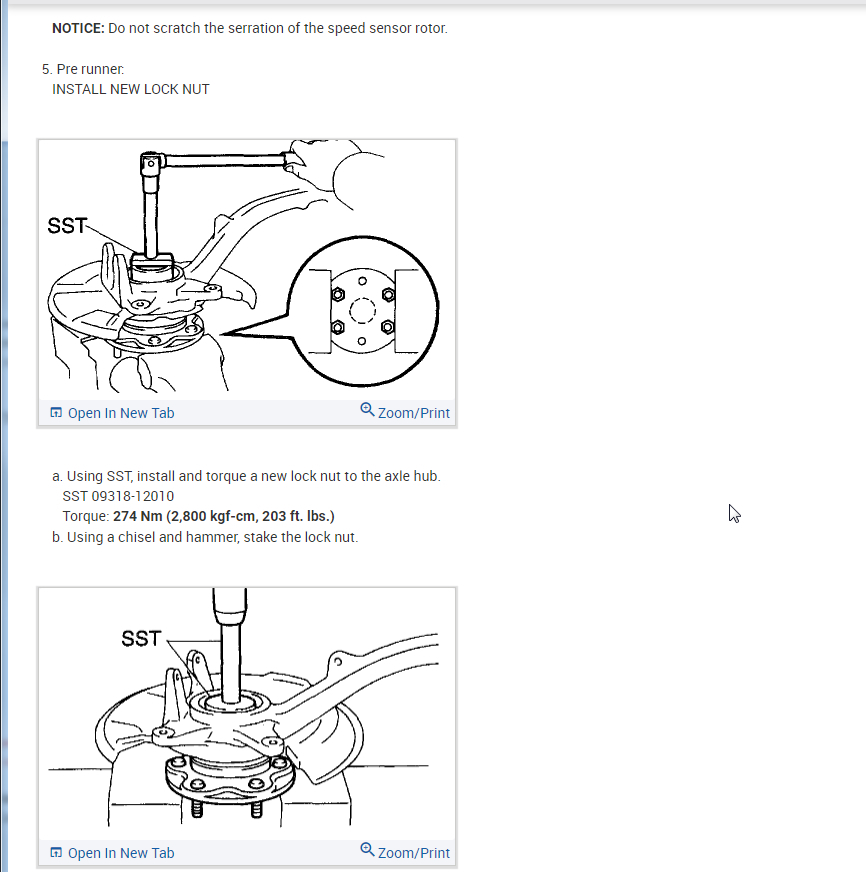 Front Wheel Bearing Seal Installation Instructions Needed
