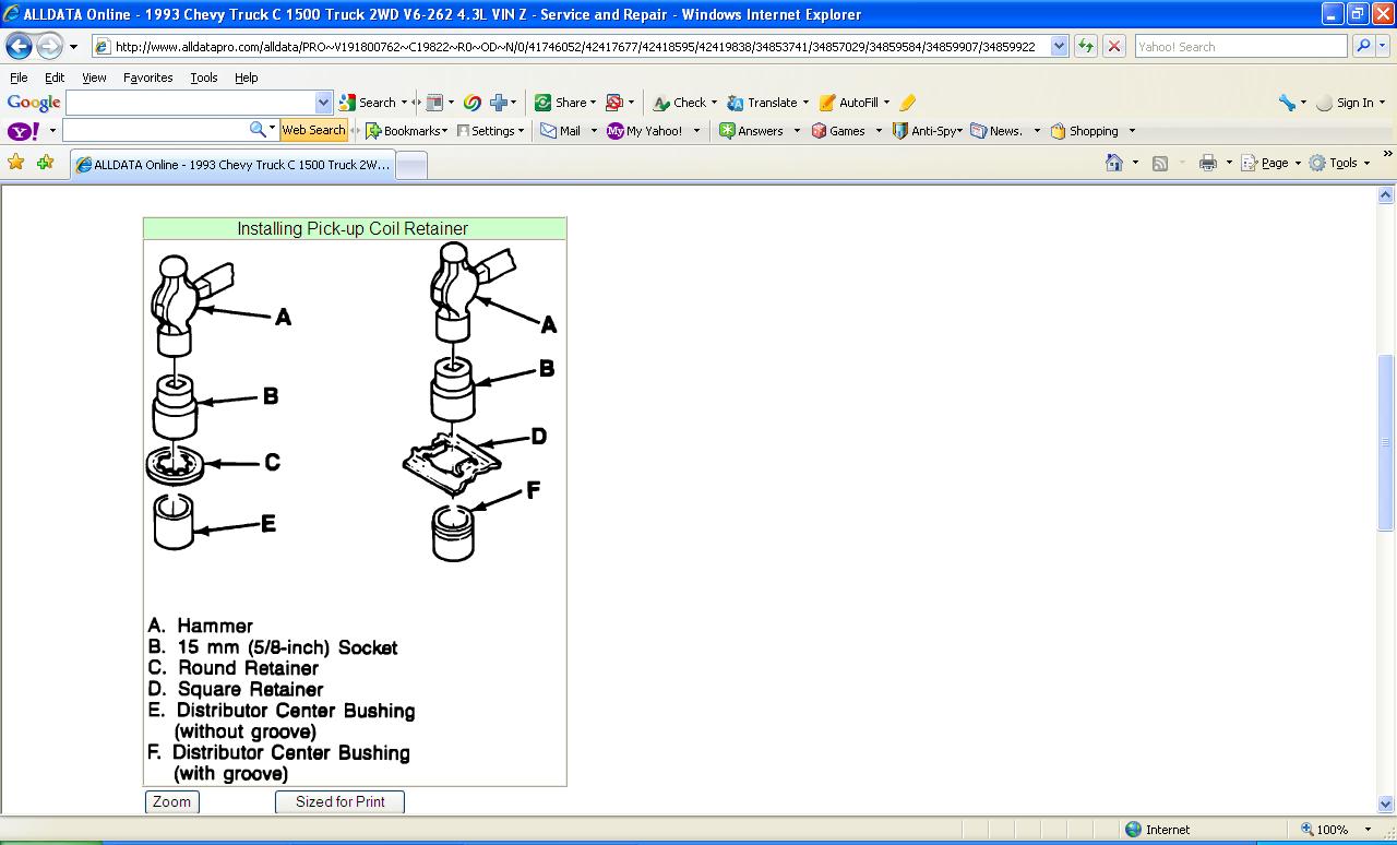 Distributor How to Remove Replace the Pickup Coil in Distributor