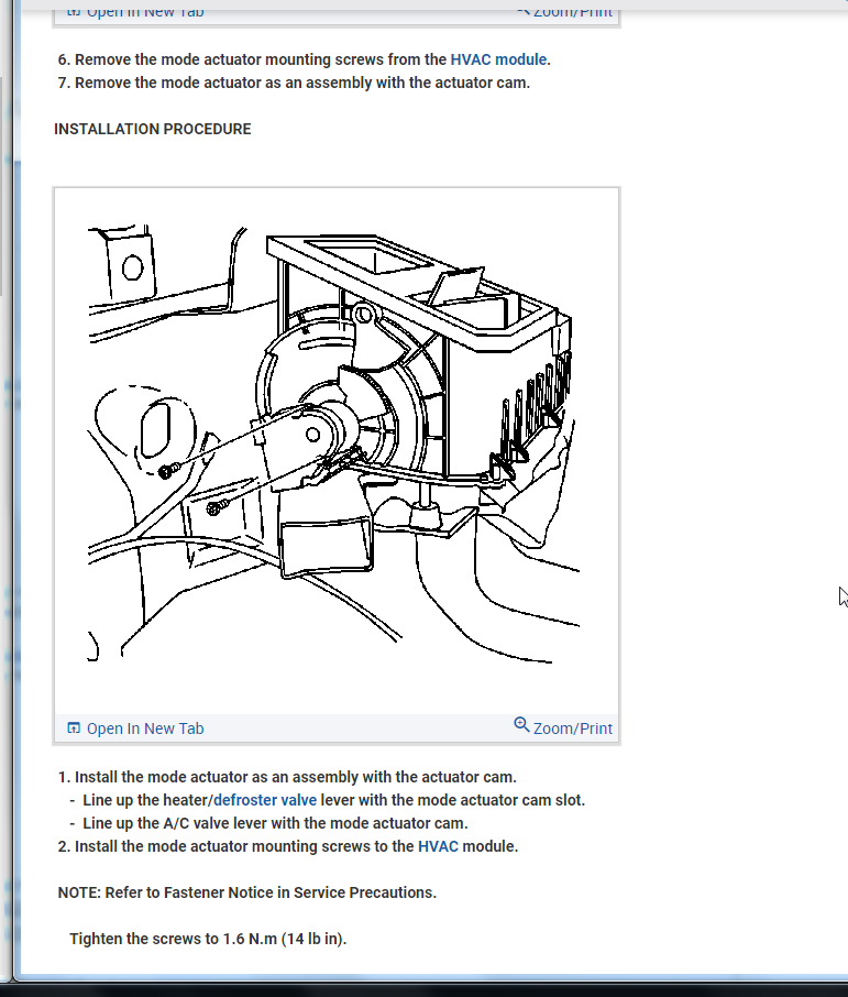 Heater Not Working Properly Will Not Change From Vent to Defrost