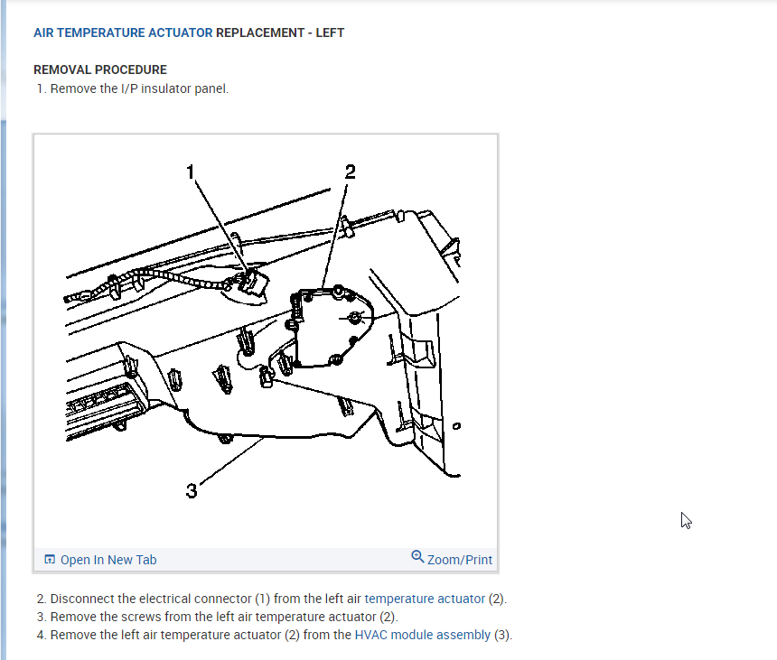 Heater Not Working Properly Will Not Change From Vent to Defrost