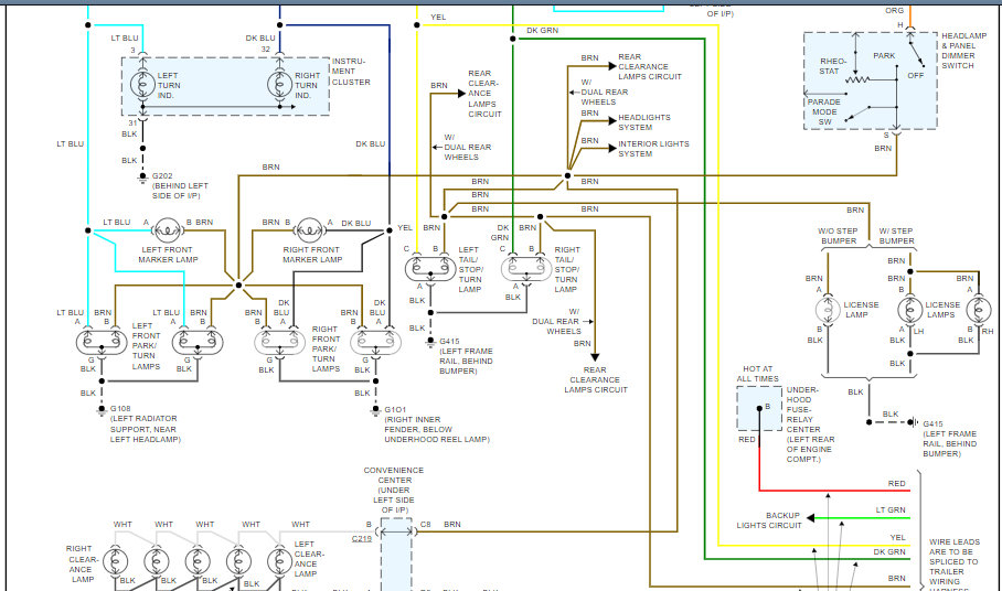 Hazard, Backup Light and Daytime Running Lights Are Not Working