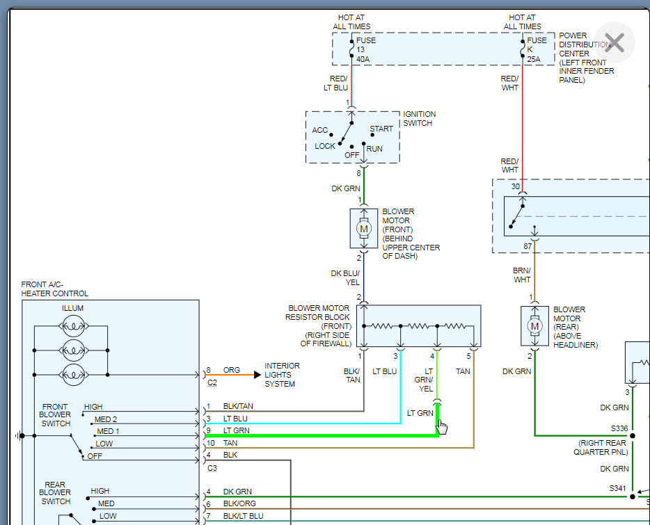 Blower Motor Not Working? Front Blower Quit ? I Have Checked Both...
