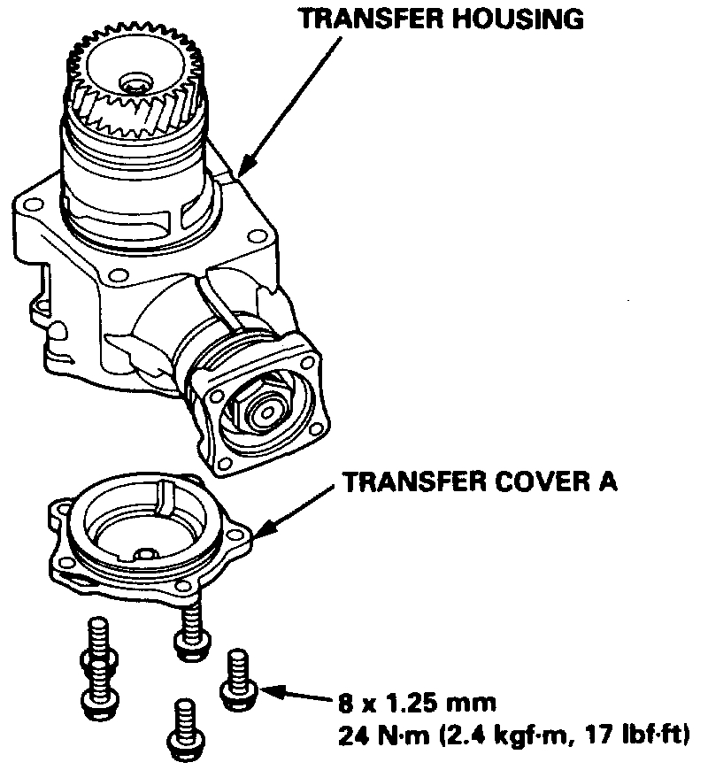 Transfer Case O Ring Replacement Part Number Needed