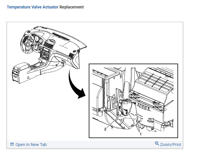 Blend Door Actuator Removal Instructions Needed any Techs Share a...