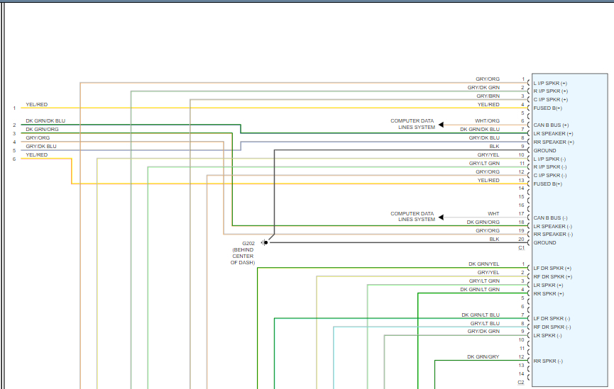 Radio Wiring Diagram Needed: I Need Factory Radio Wiring Diagram