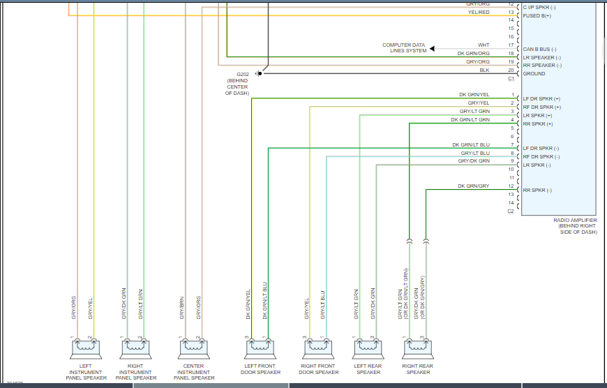 Radio Wiring Diagram Needed: I Need Factory Radio Wiring Diagram