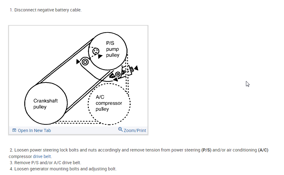 Belt Tensioner I Need to Tighten the AC/water Pump Belt. What Are...